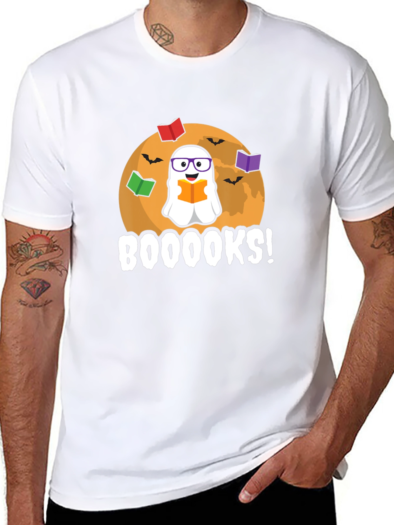 Booooks! Halloween Ghost T-Shirt