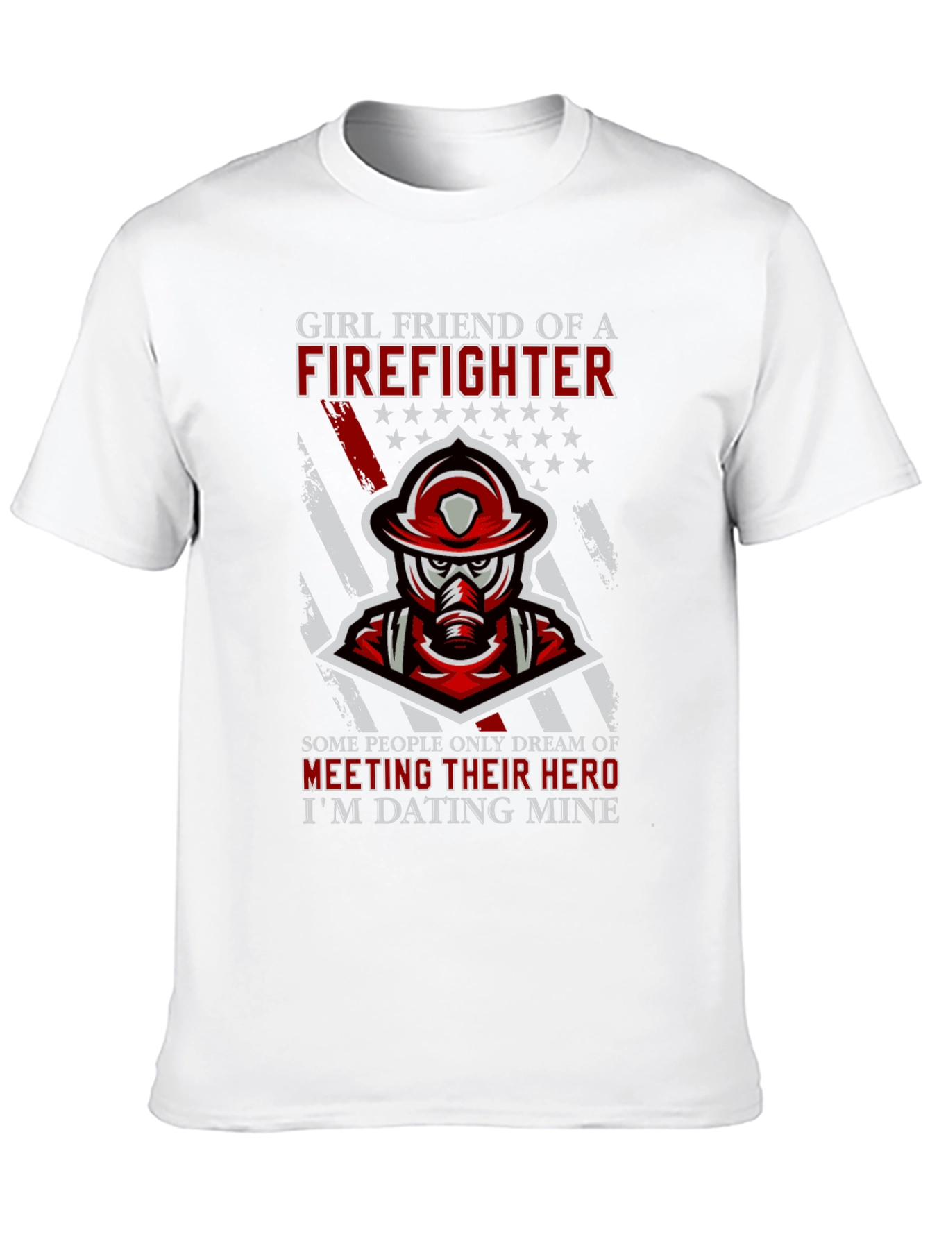Firefighter Girlfriend T-Shirt - Heros Partner Tee