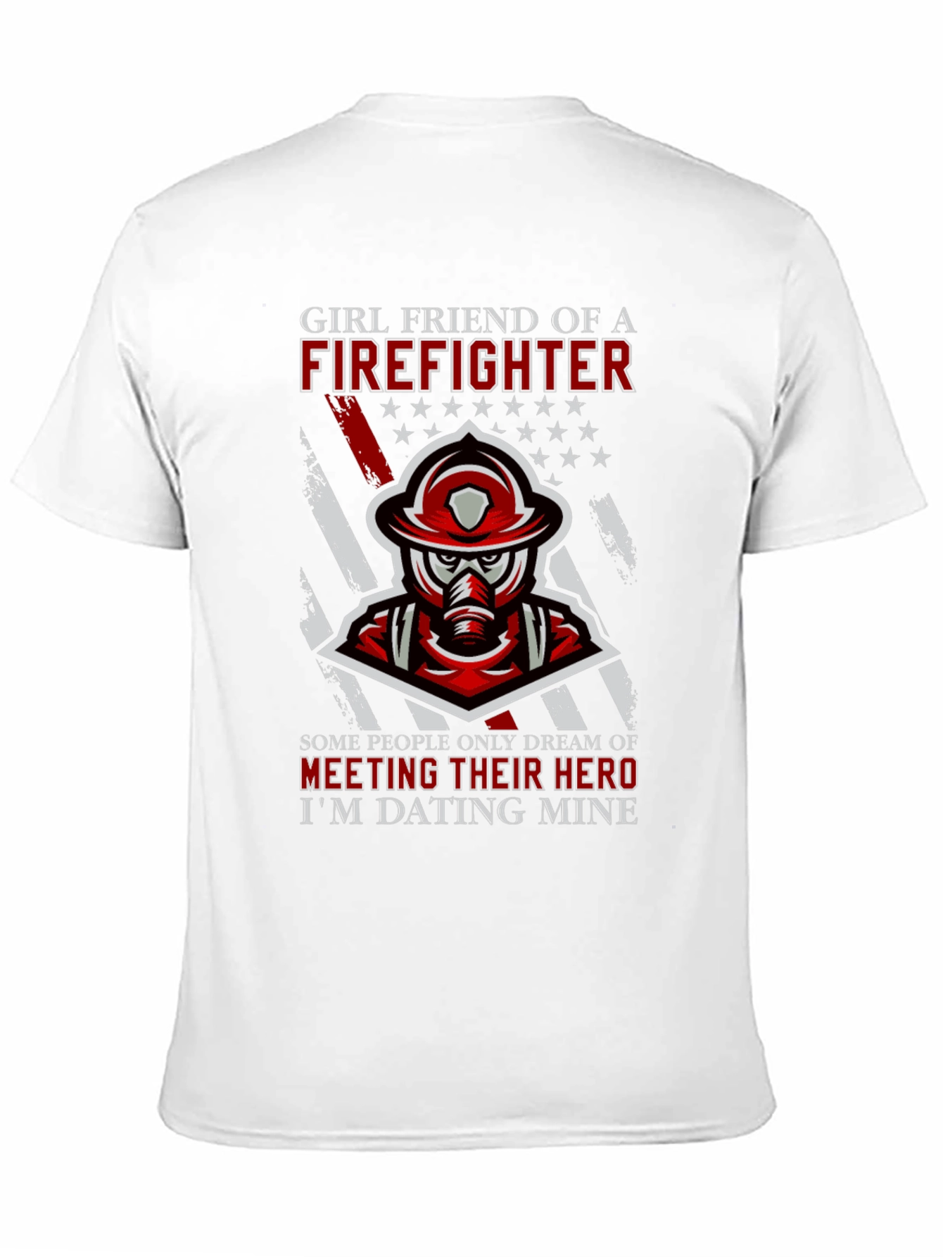 Firefighter Girlfriend T-Shirt - Heros Partner Tee