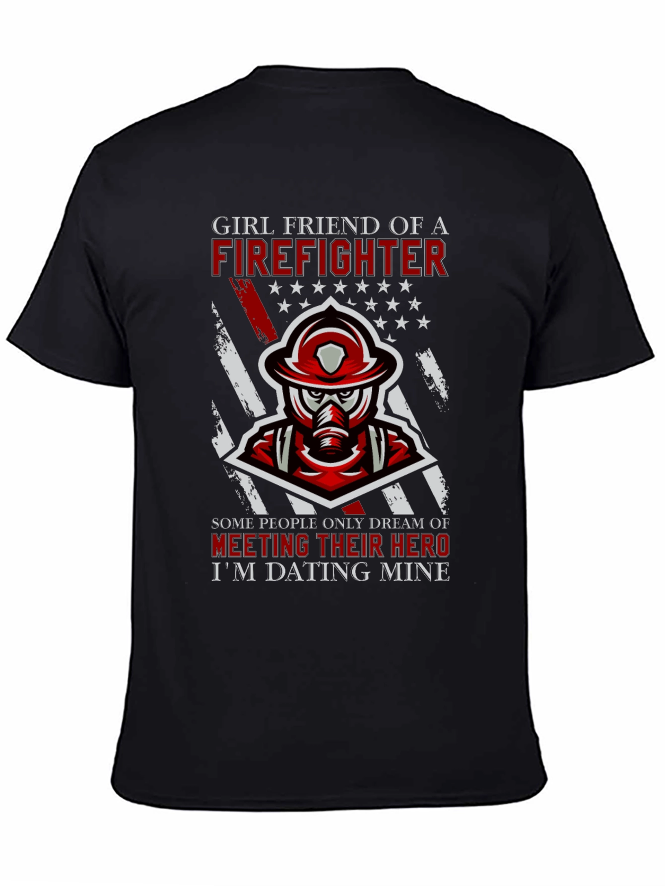 Firefighter Girlfriend T-Shirt - Heros Partner Tee
