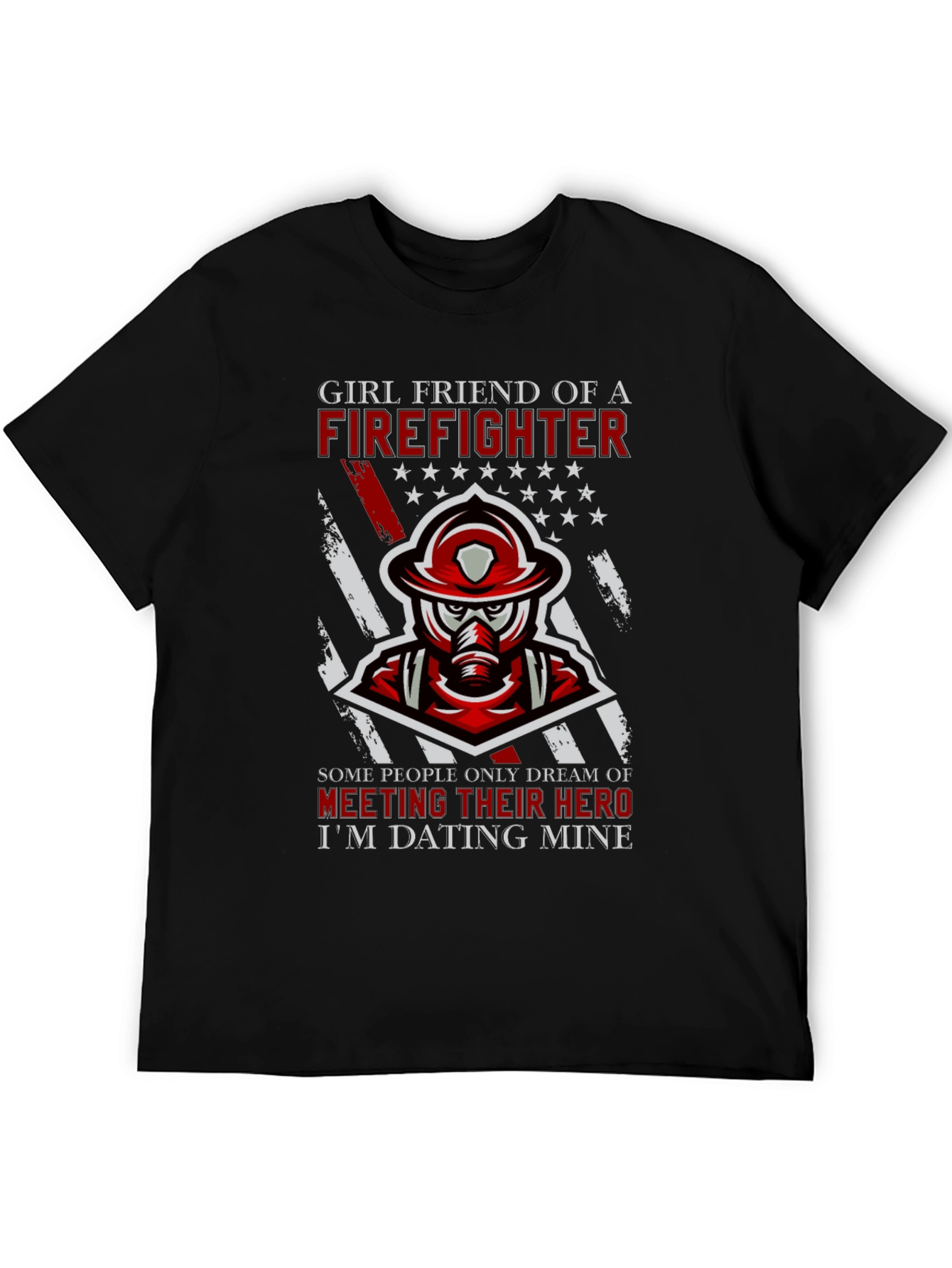 Firefighter Girlfriend T-Shirt - Heros Partner Tee