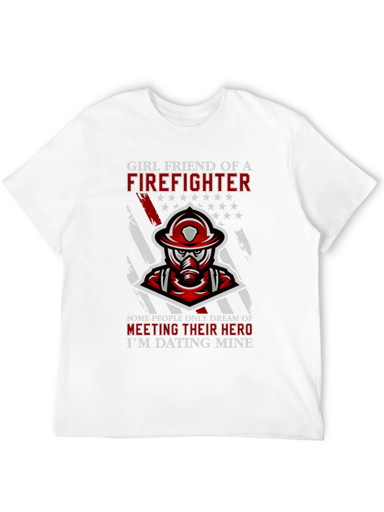 Firefighter Girlfriend T-Shirt - Heros Partner Tee