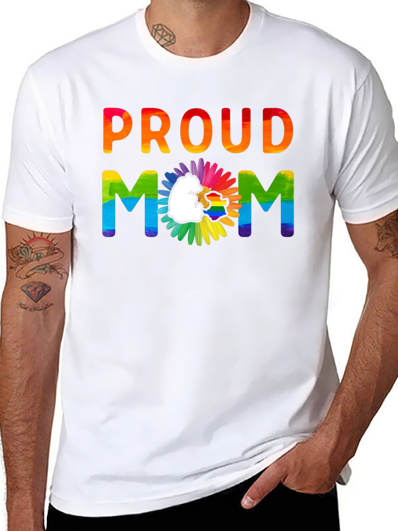 Proud Mom LGBTQ+ Pride T-Shirt