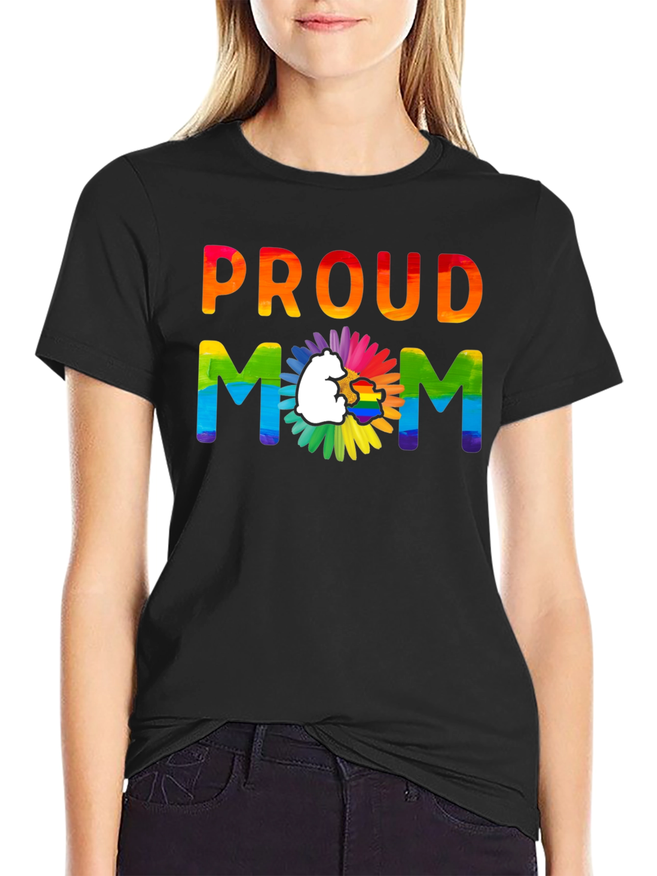 Proud Mom LGBTQ+ Pride T-Shirt