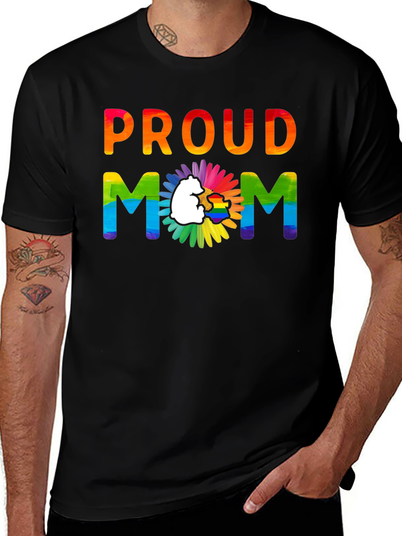 Proud Mom LGBTQ+ Pride T-Shirt