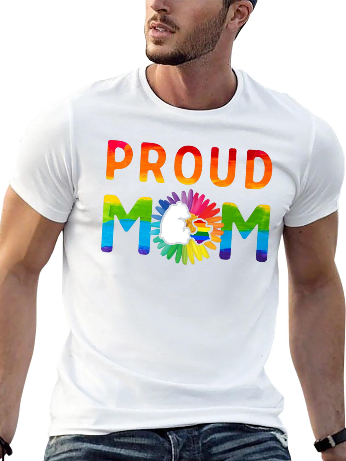 Proud Mom LGBTQ+ Pride T-Shirt
