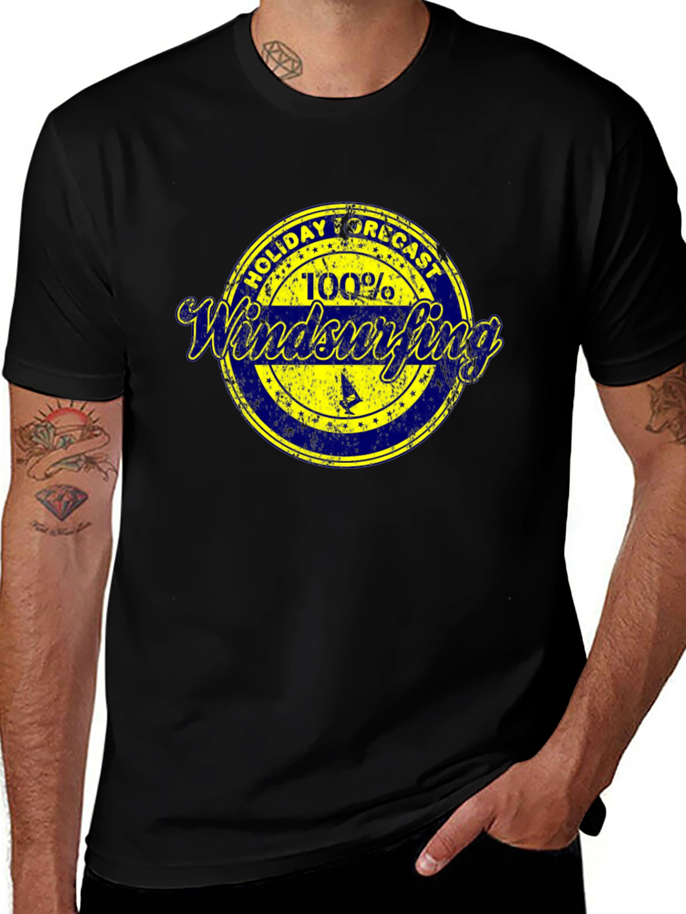 Windsurfing Holiday Forecast T-Shirt