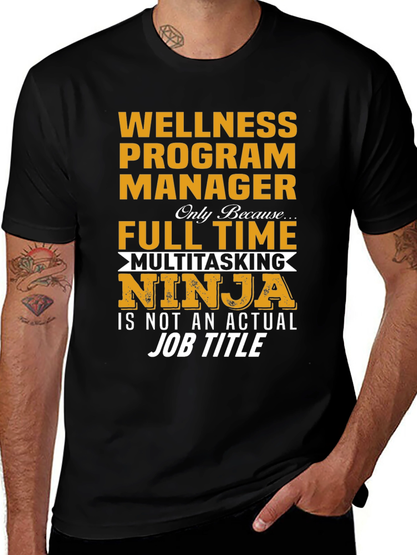 Wellness Program Manager Ninja T-Shirt