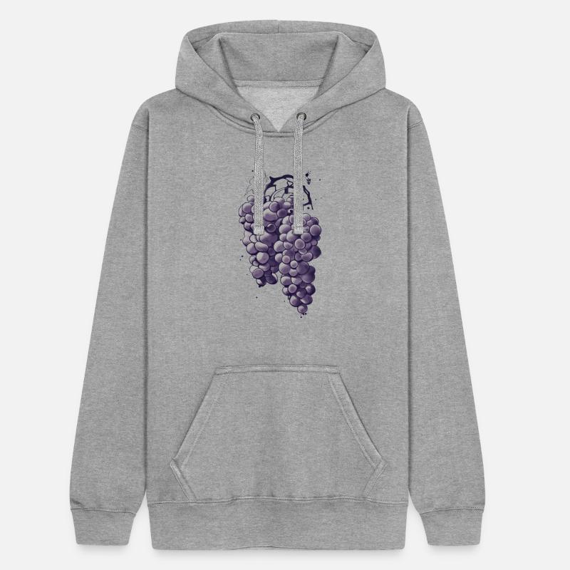 natural grapes ink drawing colorful