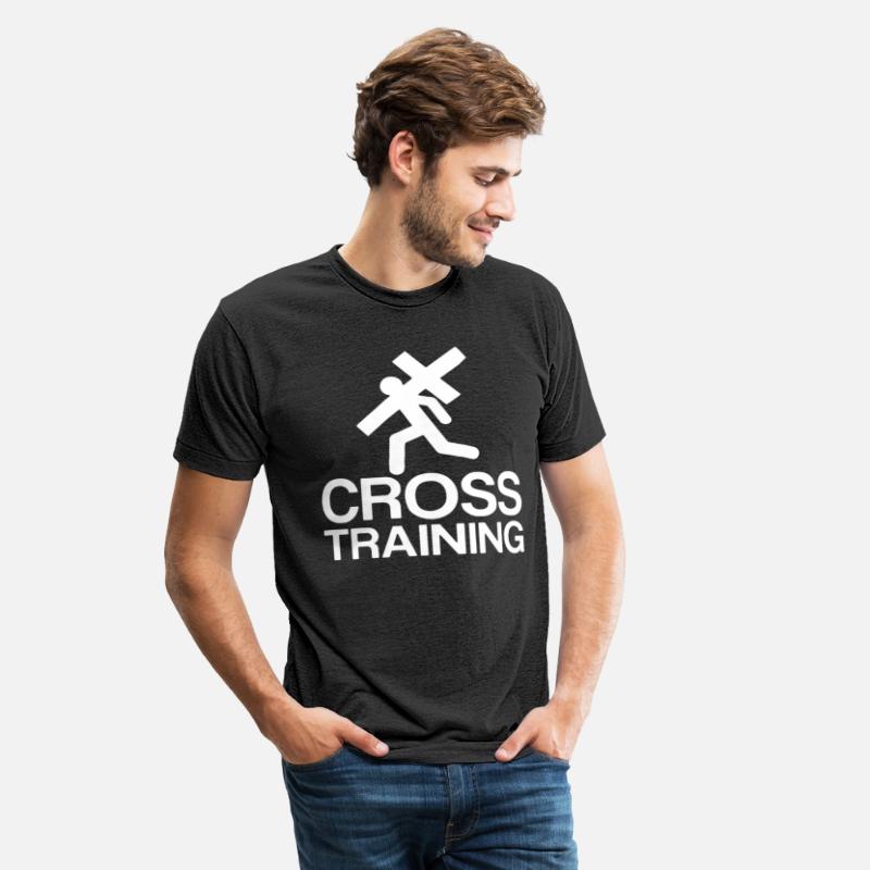 NEW MENS PRINTED CROSS TRAINING JESUS GOD
