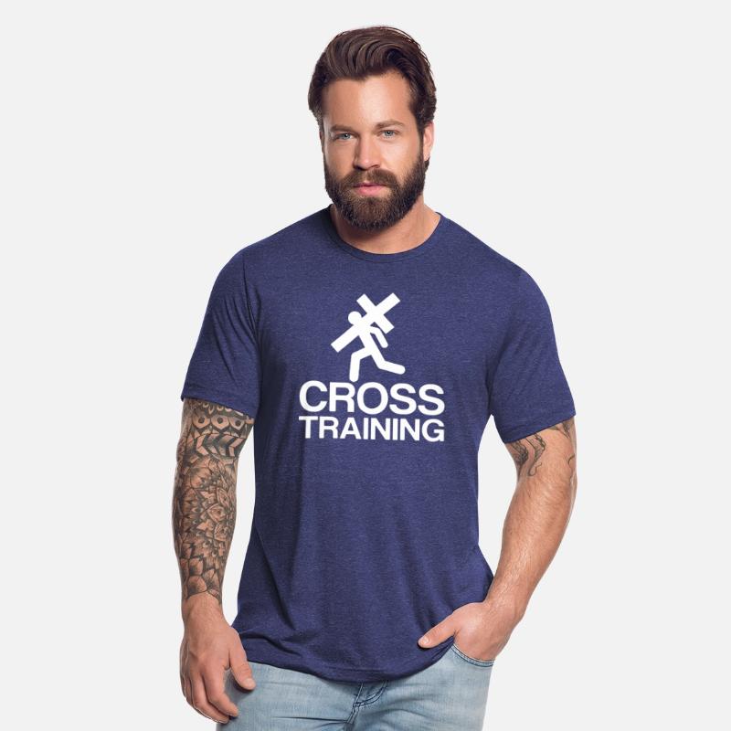NEW MENS PRINTED CROSS TRAINING JESUS GOD
