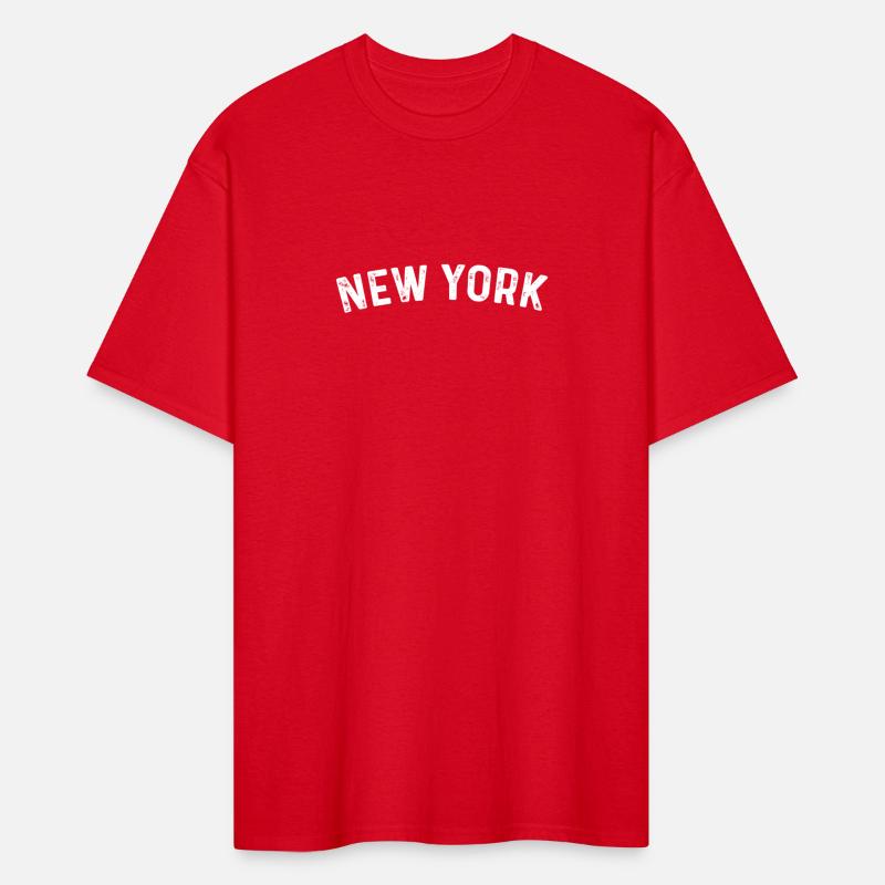 New York Arched Style Text t-shirts