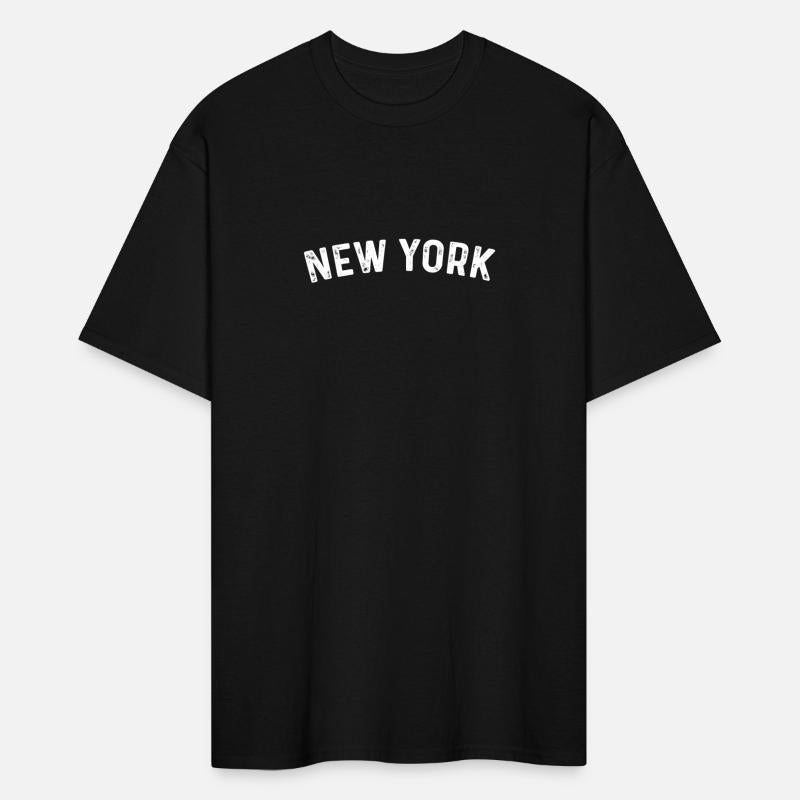 New York Arched Style Text t-shirts