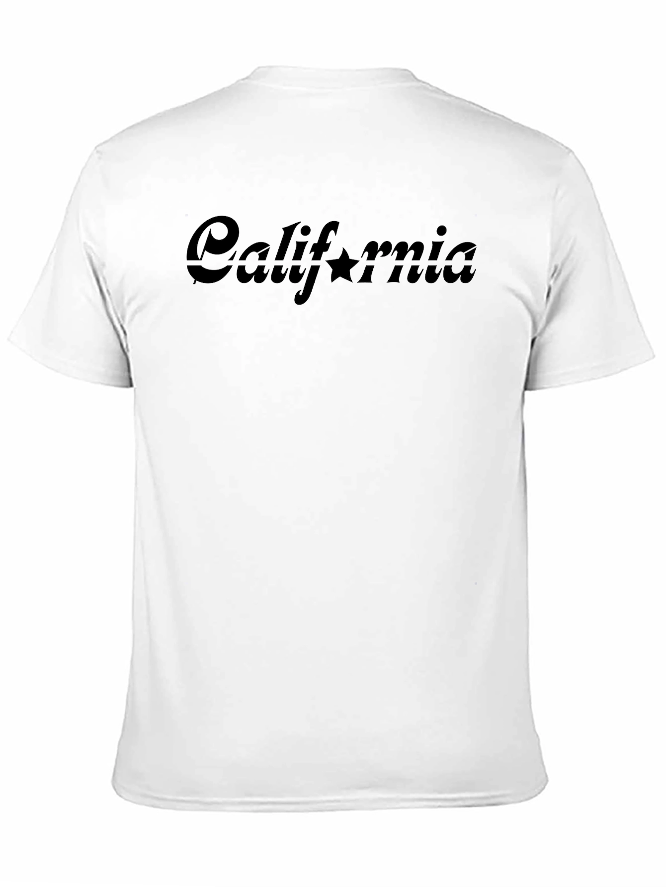 California Star Graphic Black T-Shirt