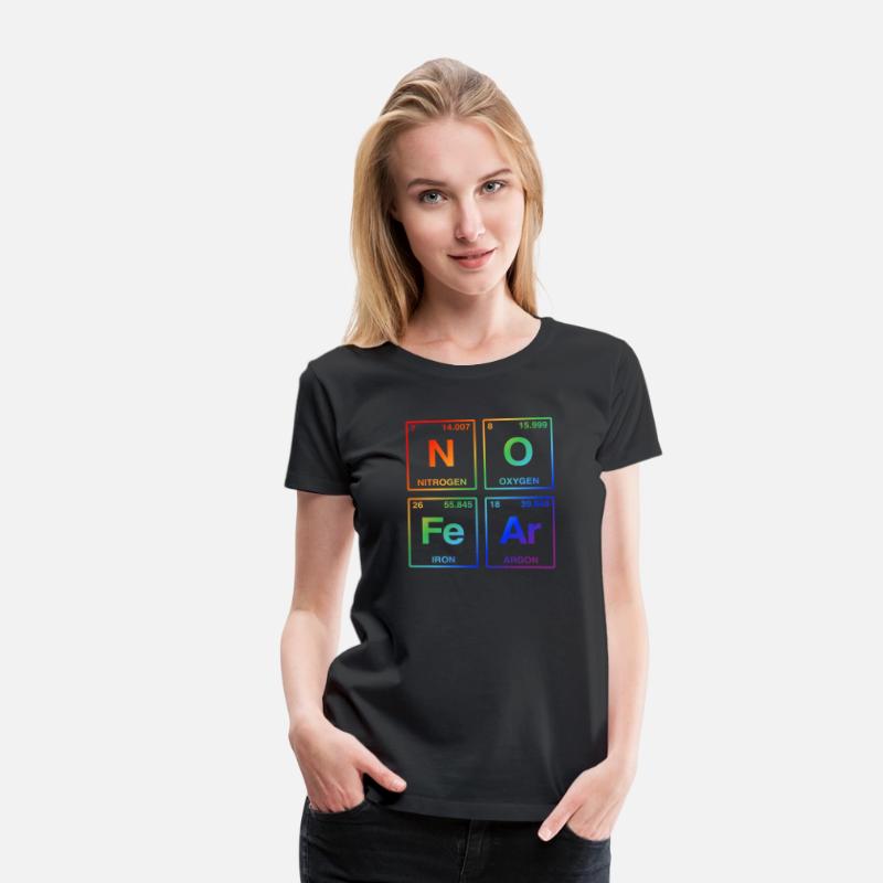 NO FEAR - elements of the periodic system LGBTQ
