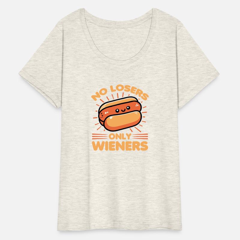 No Losers Only Wieners Funny Pun For Hotdog Lover
