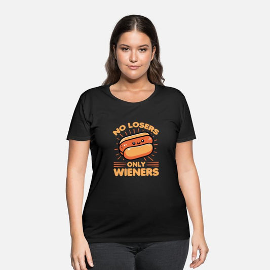No Losers Only Wieners Funny Pun For Hotdog Lover