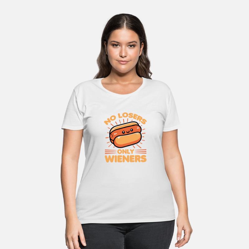 No Losers Only Wieners Funny Pun For Hotdog Lover