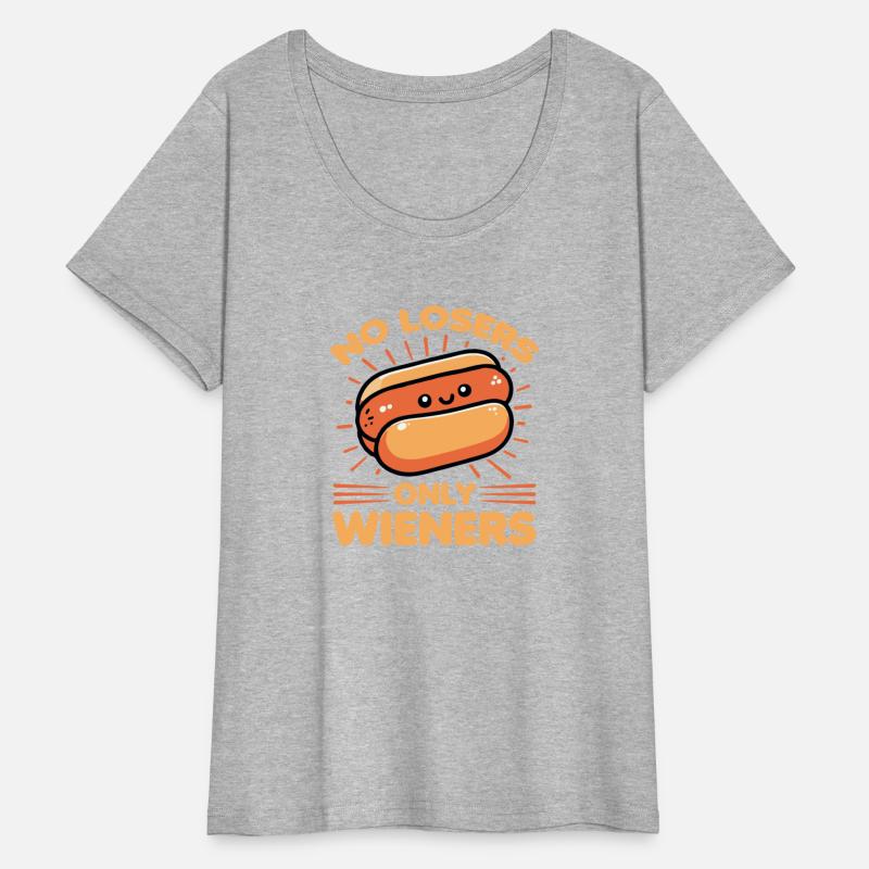 No Losers Only Wieners Funny Pun For Hotdog Lover