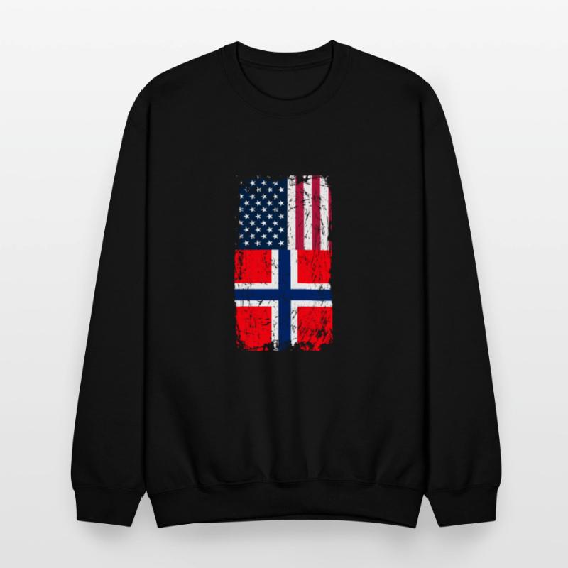 Norway USA Flag