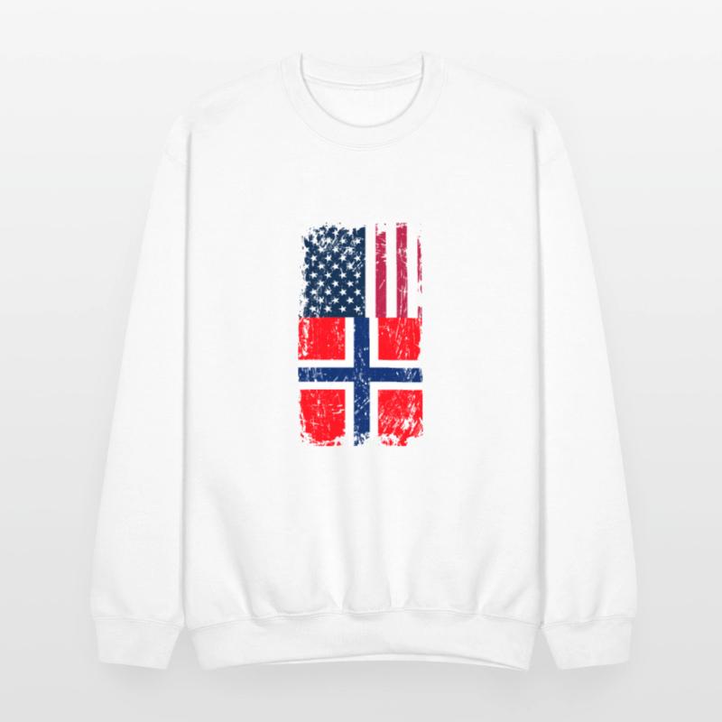 Norway USA Flag