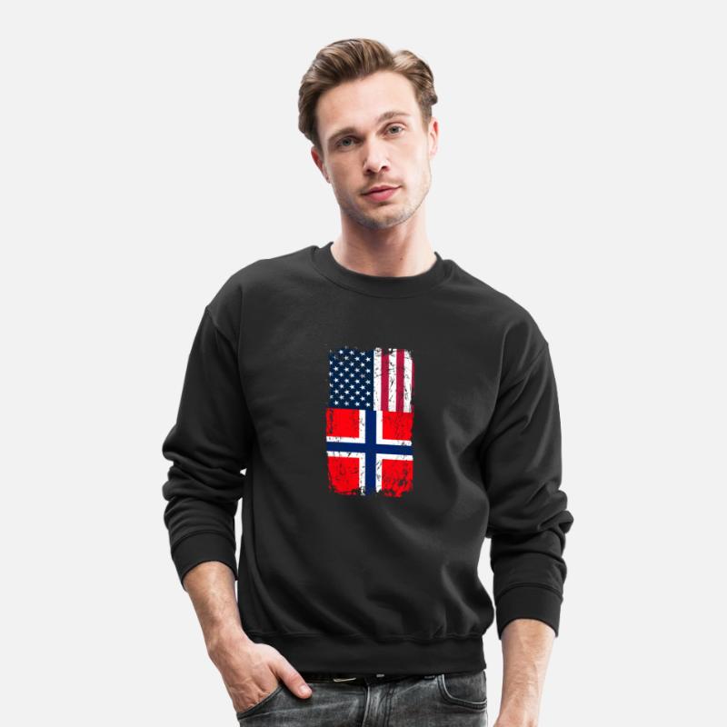Norway USA Flag