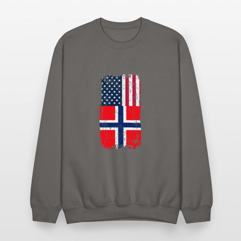 Norway USA Flag