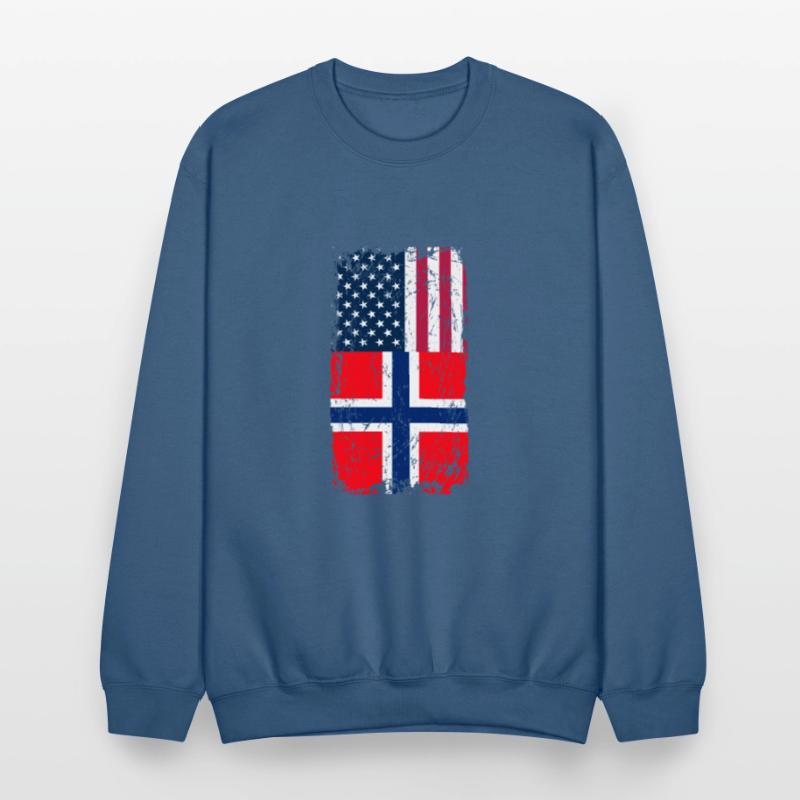 Norway USA Flag