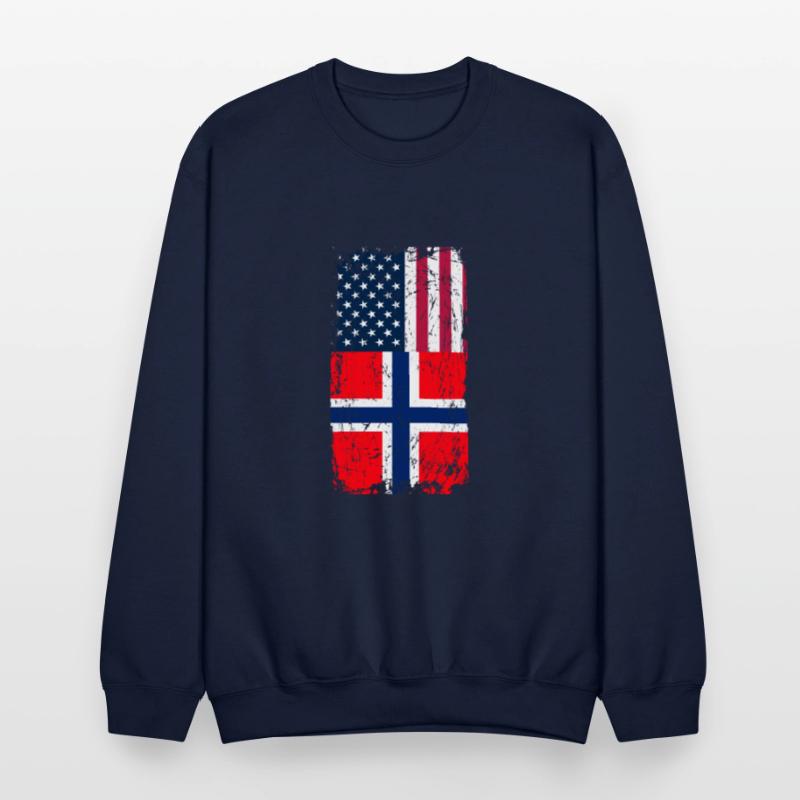 Norway USA Flag