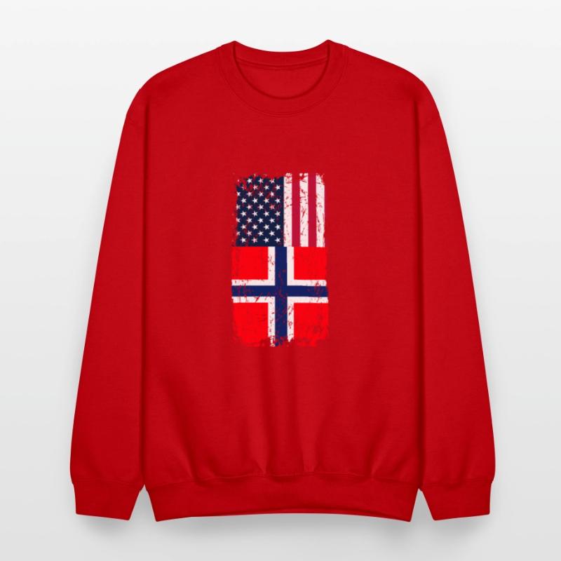 Norway USA Flag
