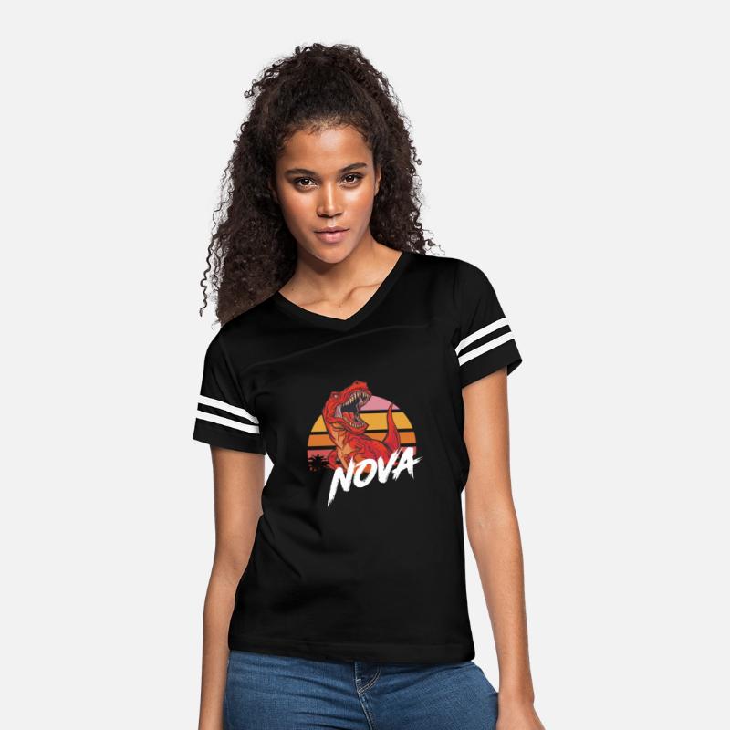 NOVA - Beautiful girls name with T-REX Dinosaur