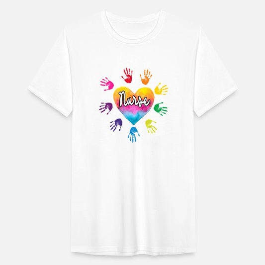 Nurse Heart Hand Colorful