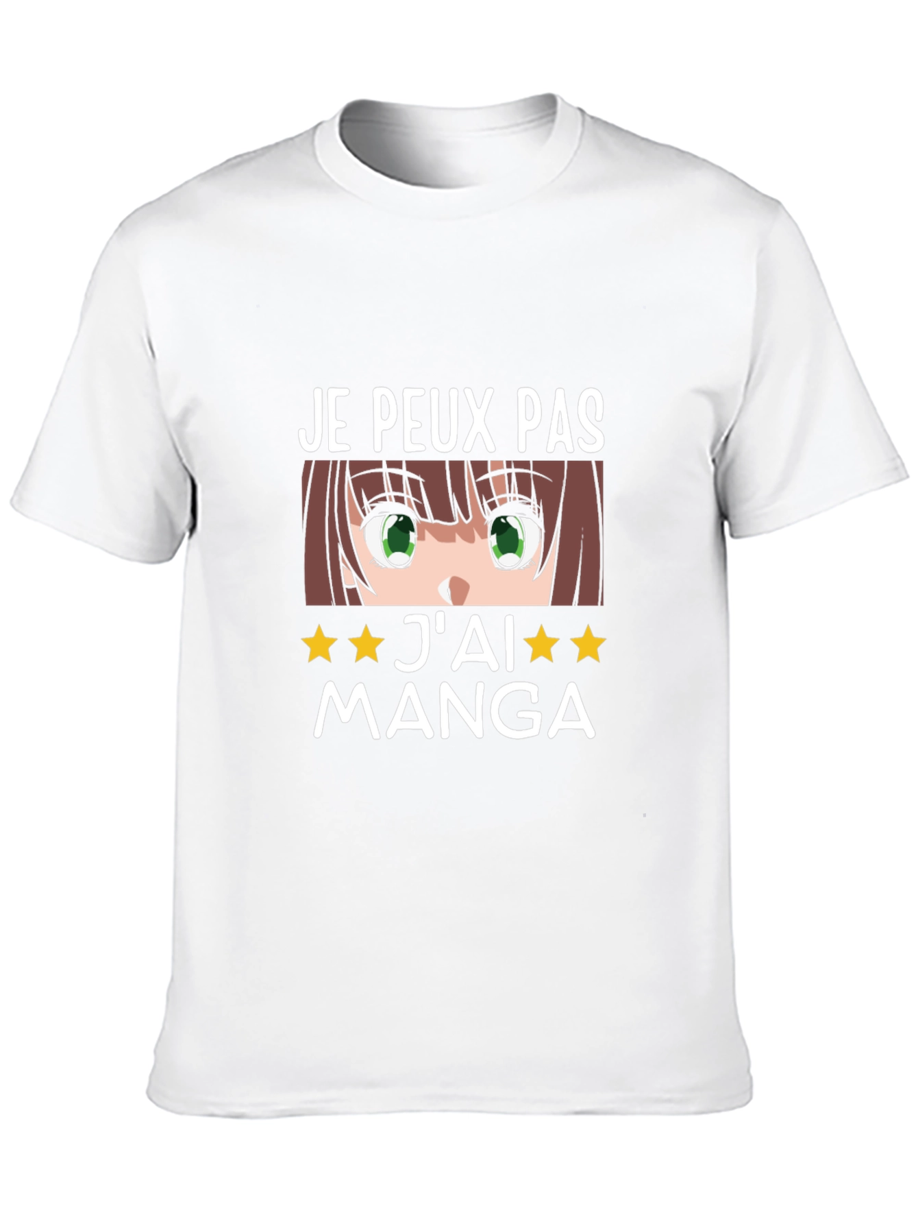 Je Peux Pas Jai Manga Black T-Shirt
