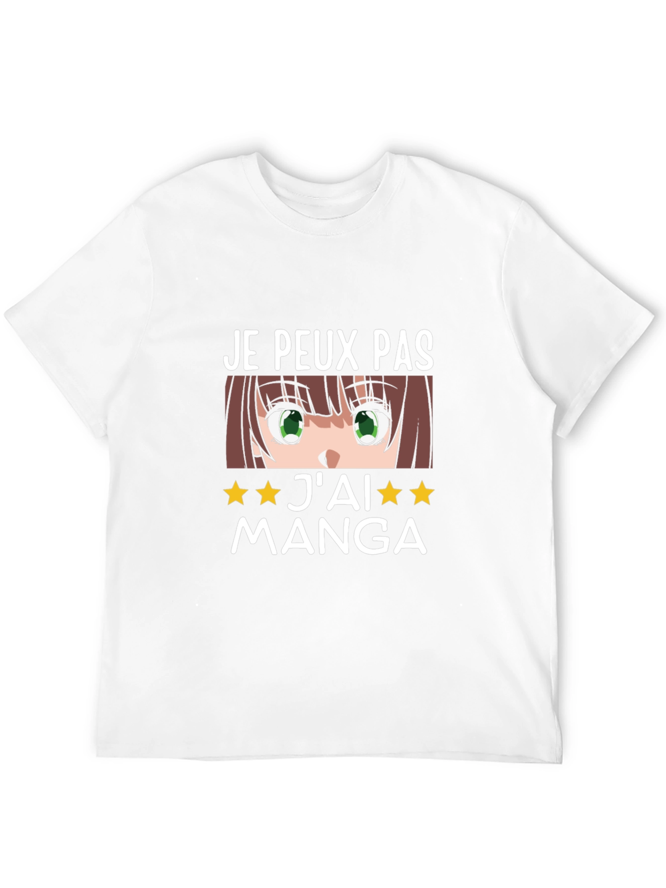 Je Peux Pas Jai Manga Black T-Shirt