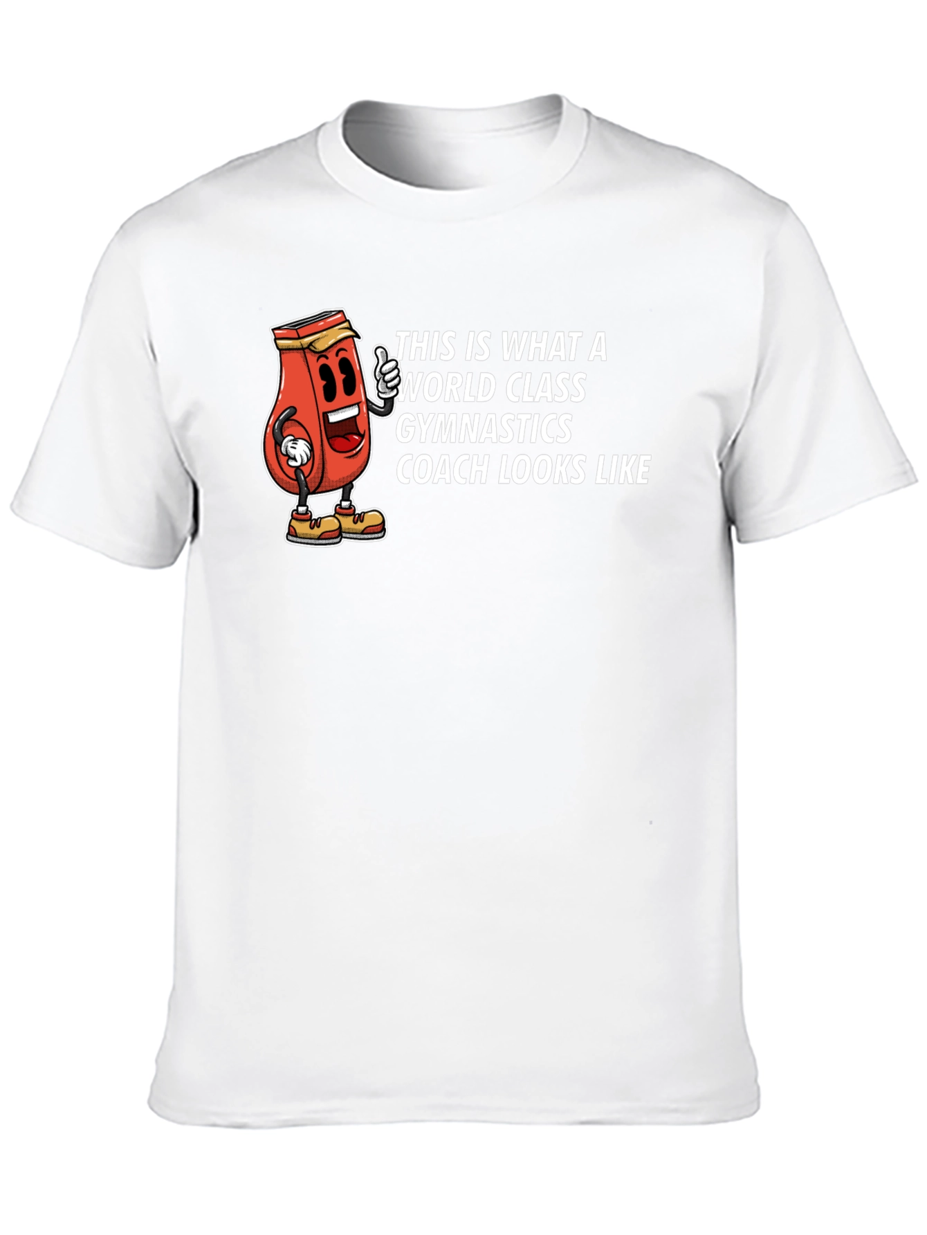Gymnastics Coach T-Shirt - World Class Design