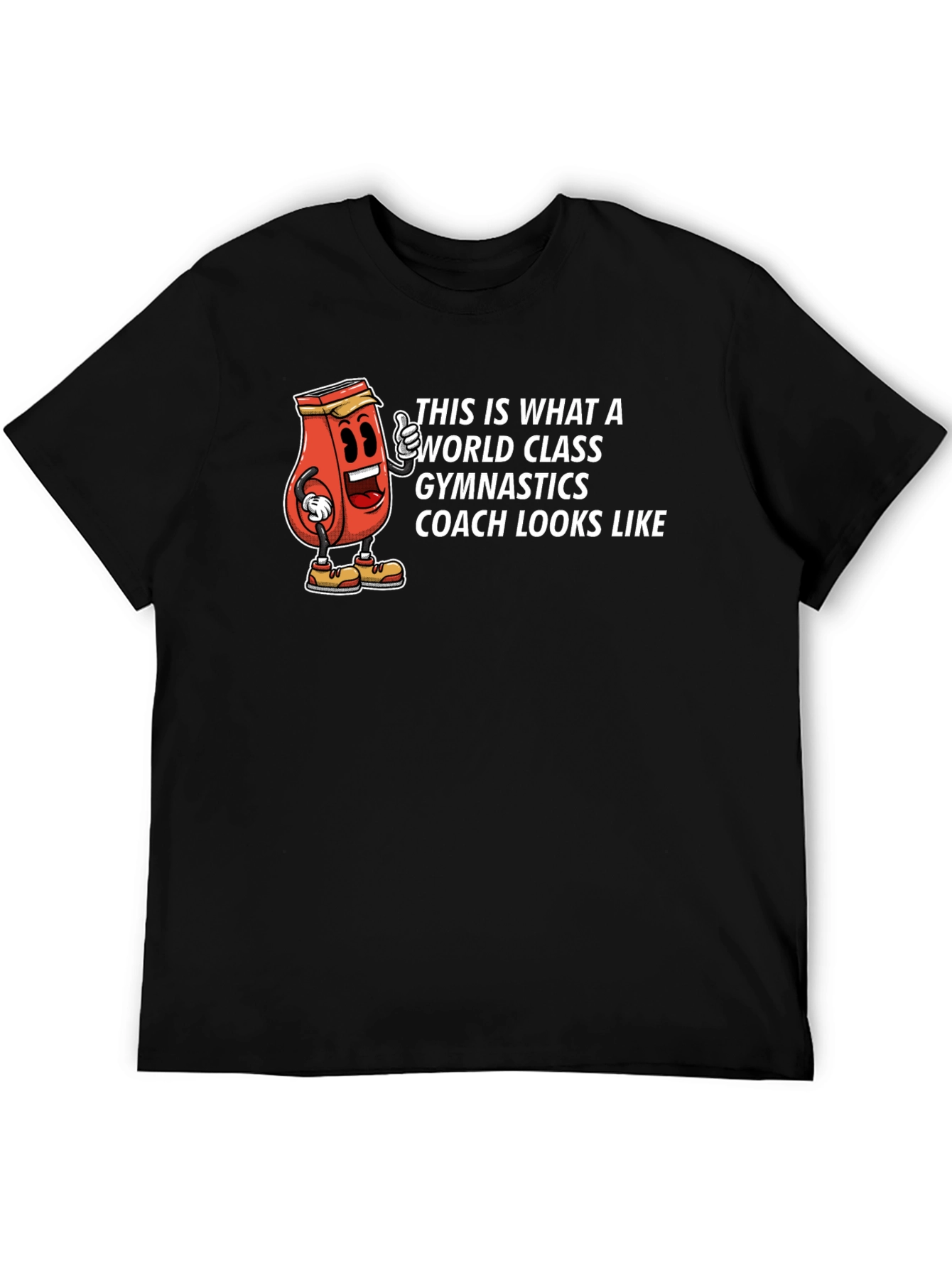 Gymnastics Coach T-Shirt - World Class Design
