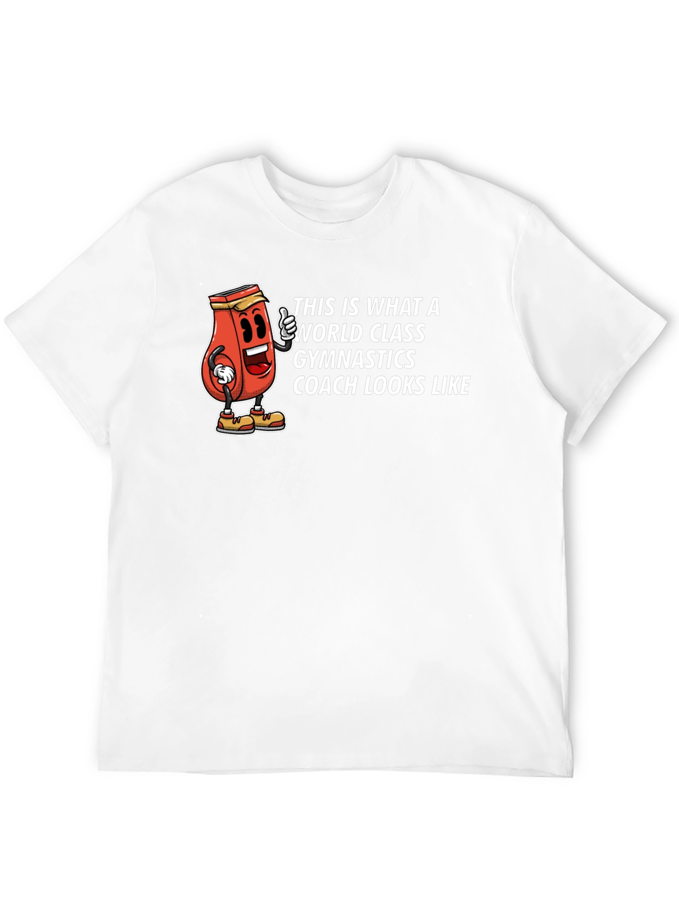 Gymnastics Coach T-Shirt - World Class Design