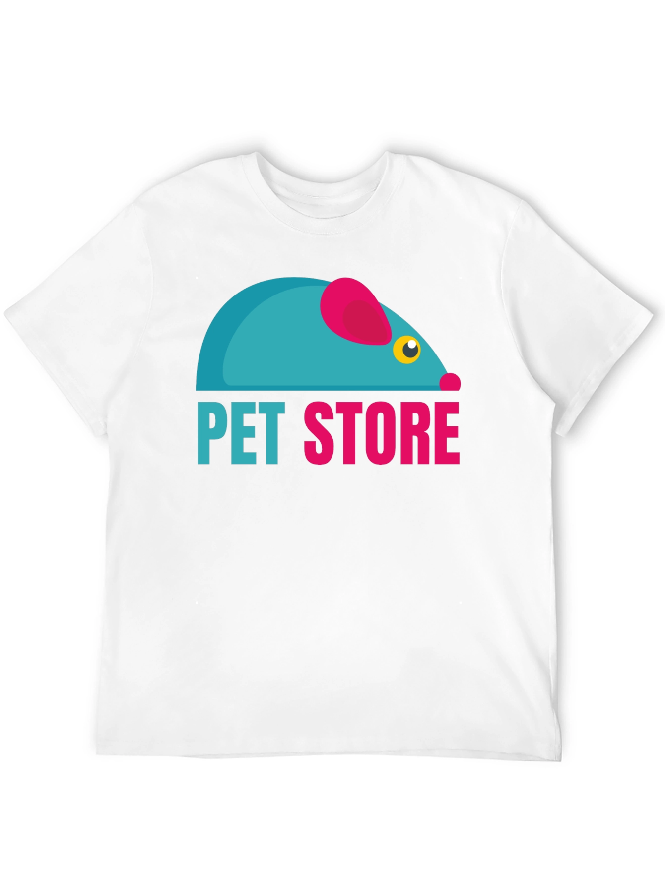 Pet Store Graphic Tee - Black Cotton T-Shirt
