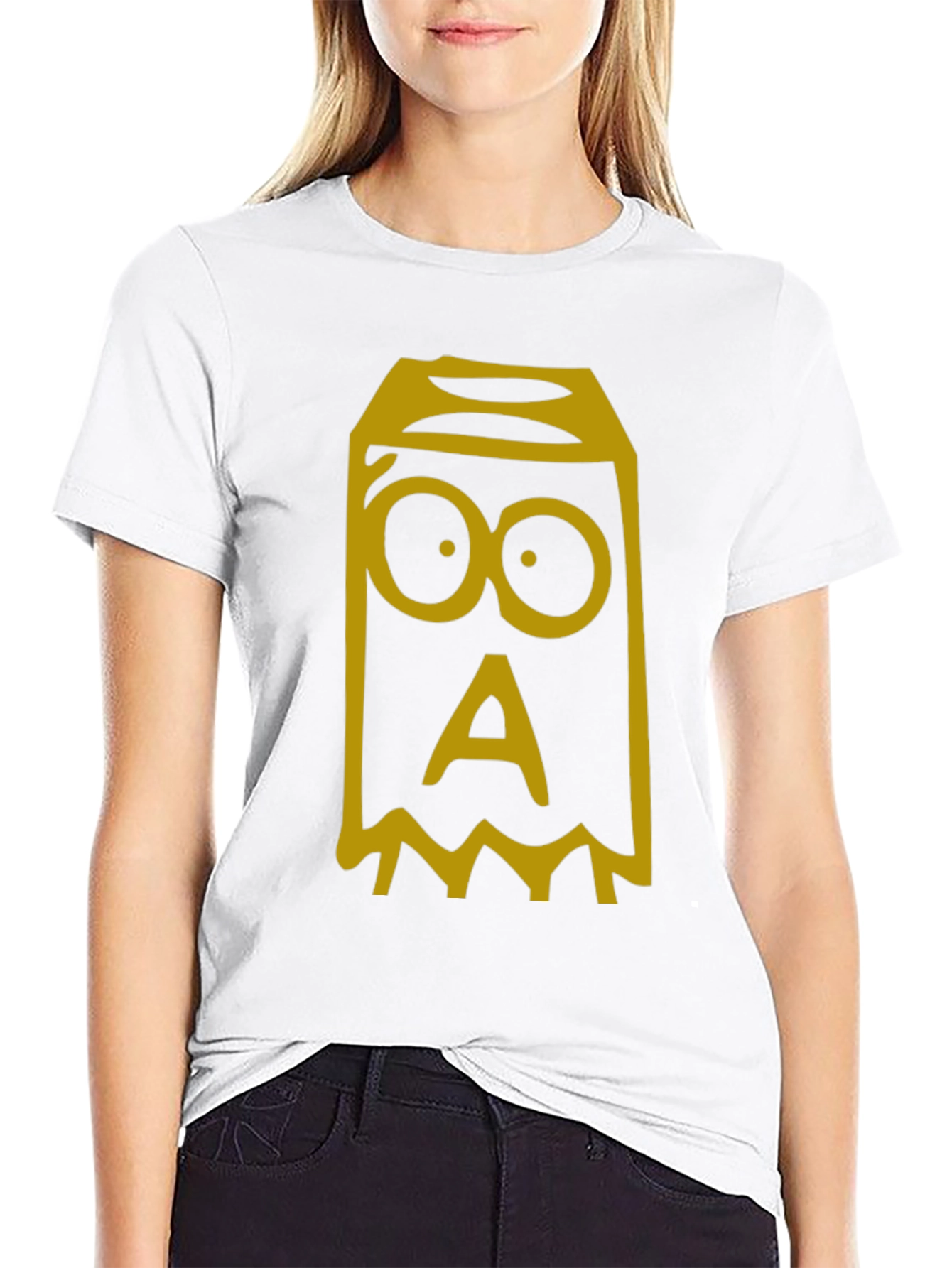 Monster Graphic Tee - Black Cotton T-Shirt
