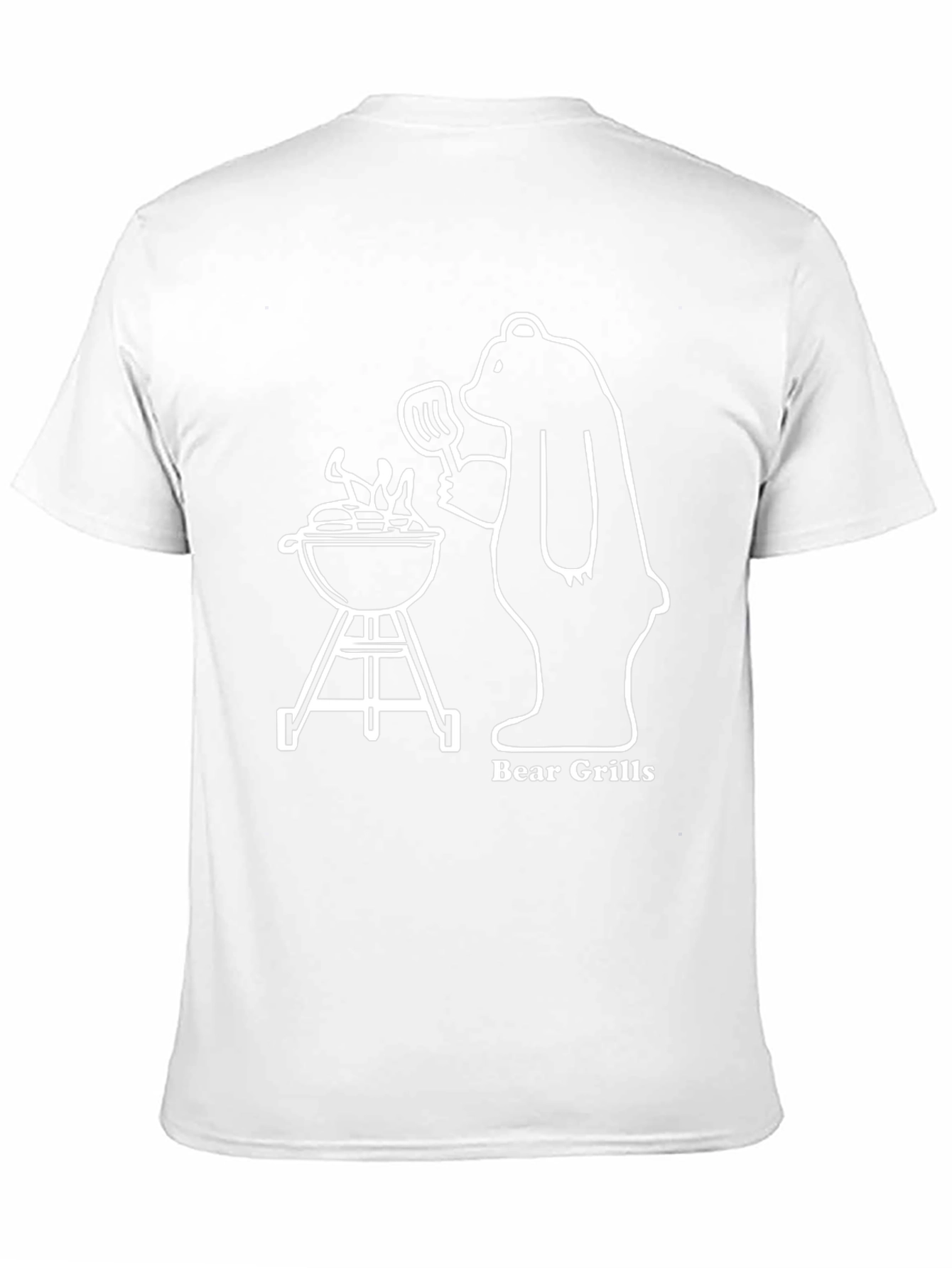Bear Grills T-Shirt: Funny BBQ Bear Tee