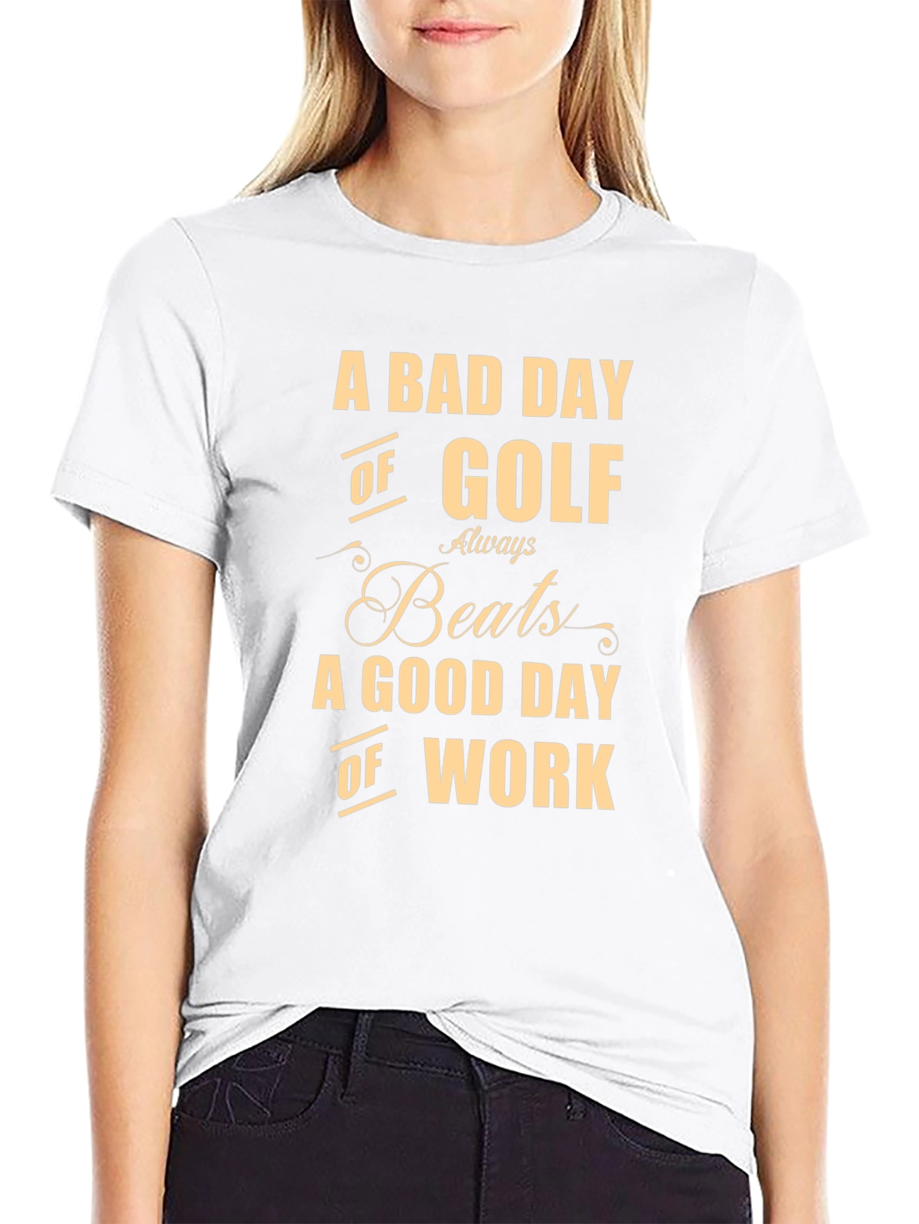 Golf Lover Tee: A Bad Day of Golf T-Shirt