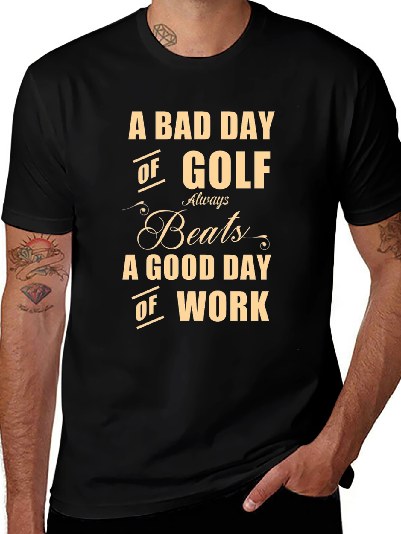 Golf Lover Tee: A Bad Day of Golf T-Shirt