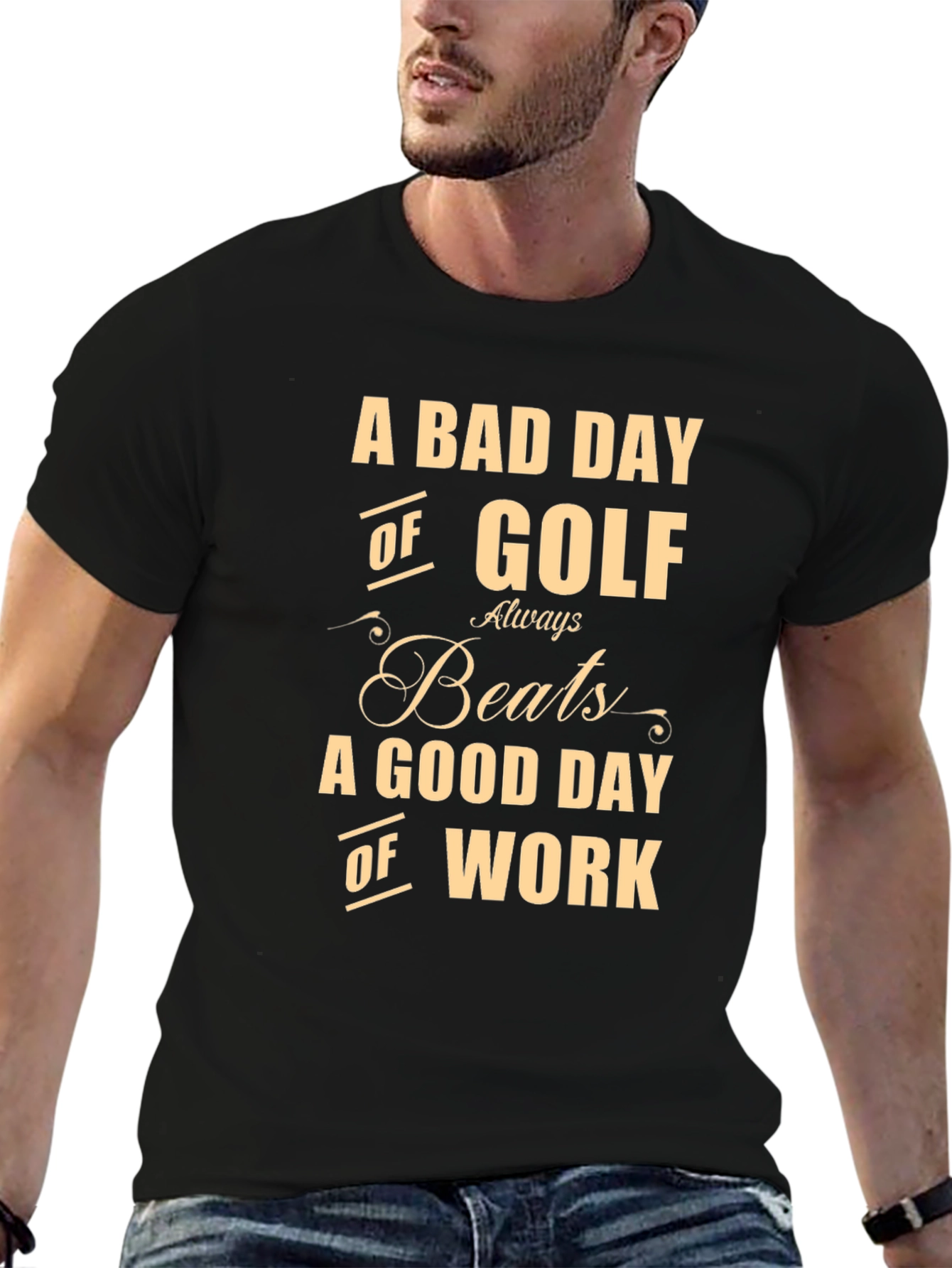 Golf Lover Tee: A Bad Day of Golf T-Shirt