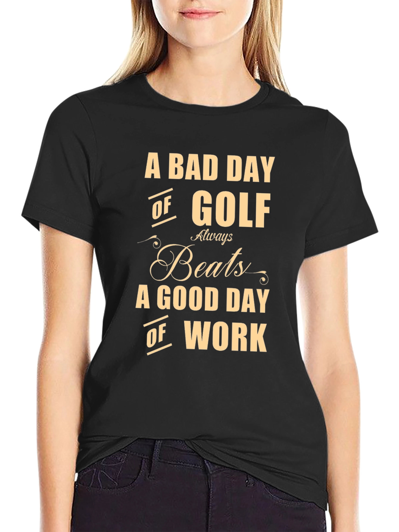 Golf Lover Tee: A Bad Day of Golf T-Shirt