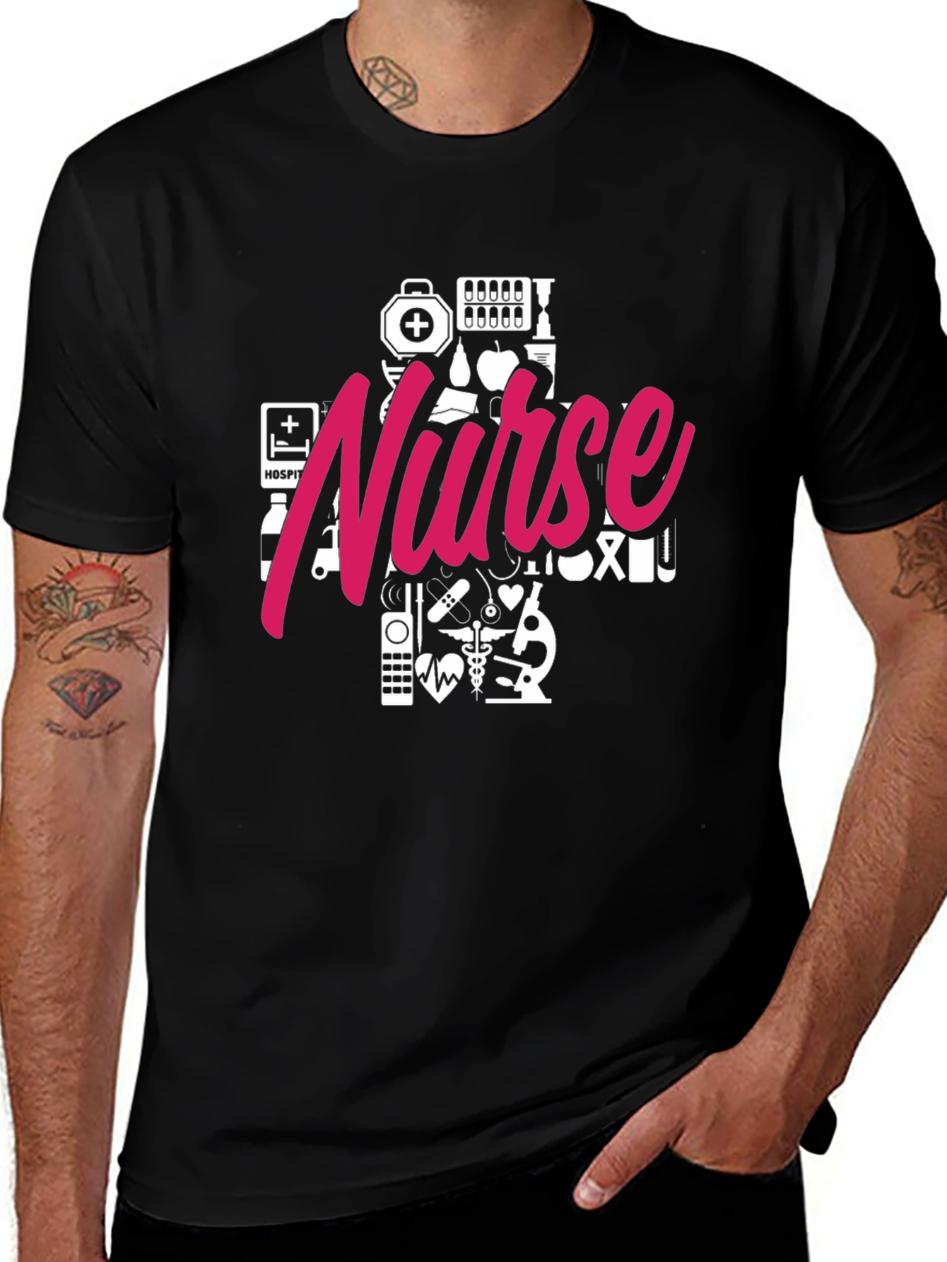 Nurse Graphic T-Shirt - Medical Professional Apparel