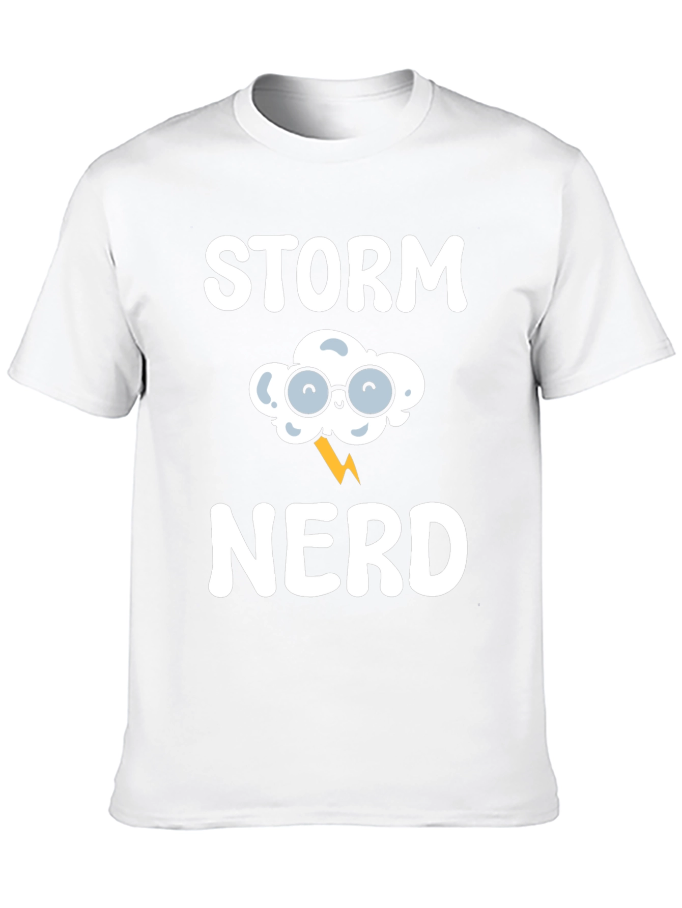 Storm Nerd Graphic T-Shirt - Black Cotton Tee
