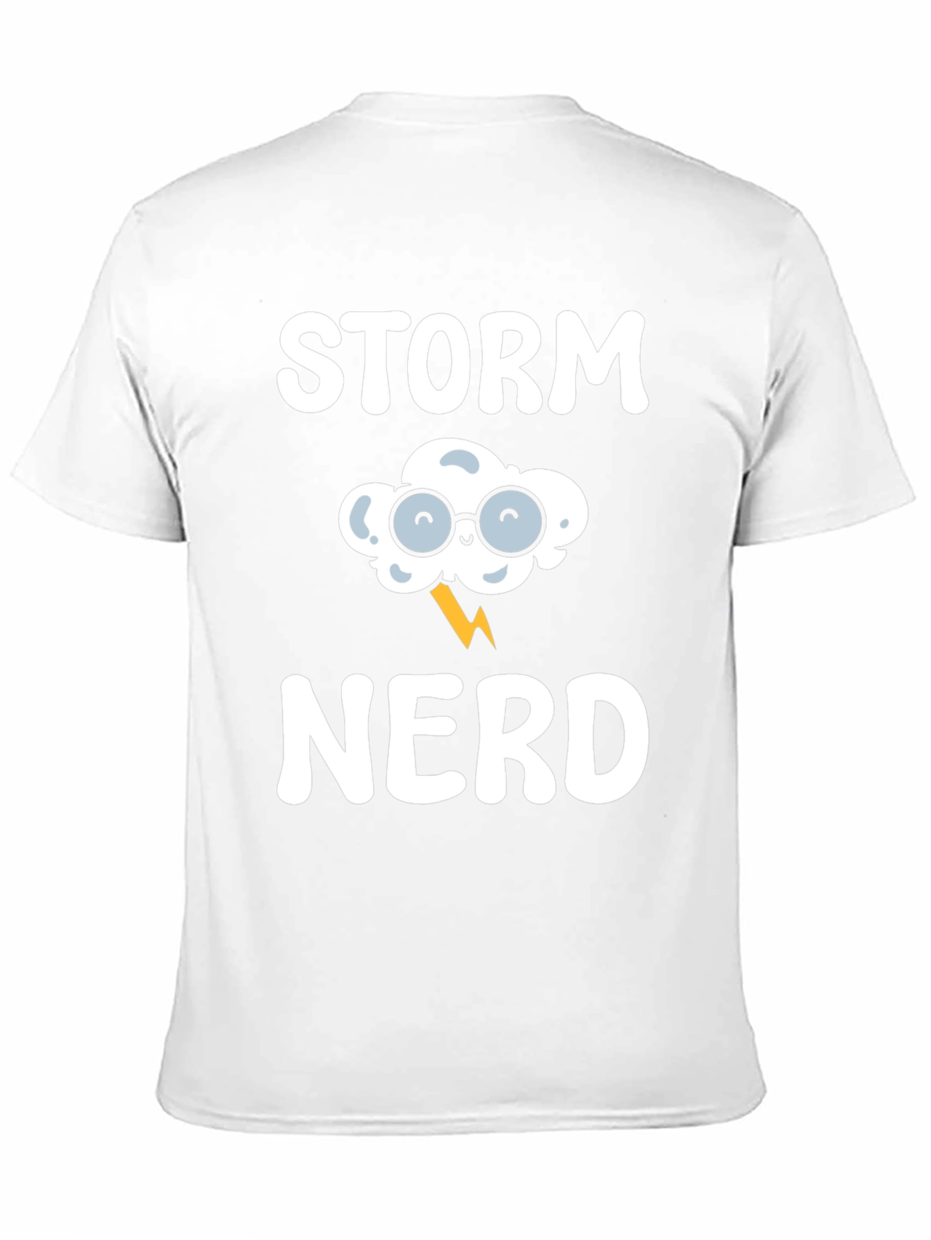 Storm Nerd Graphic T-Shirt - Black Cotton Tee