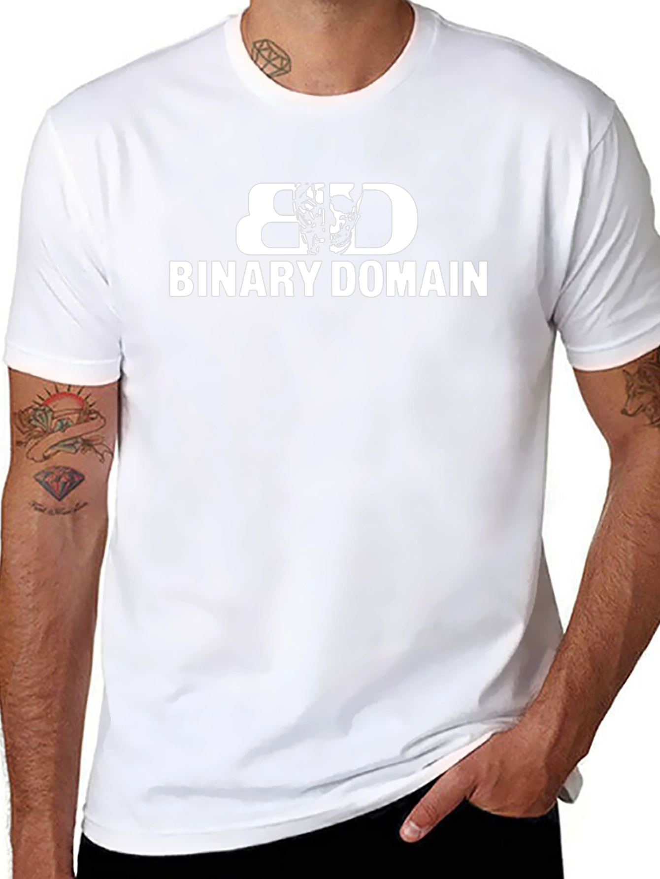 Binary Domain Graphic T-Shirt - Black