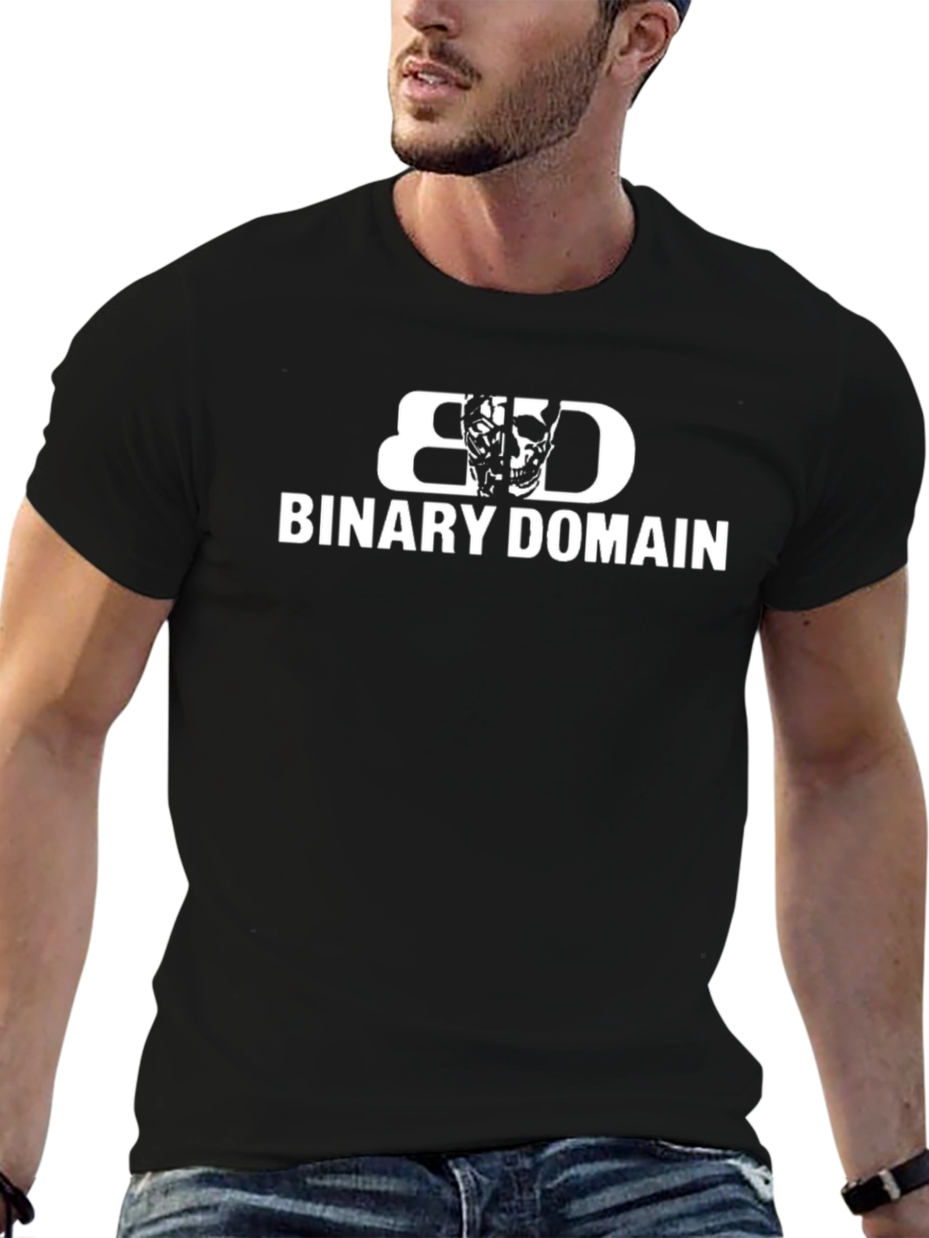 Binary Domain Graphic T-Shirt - Black