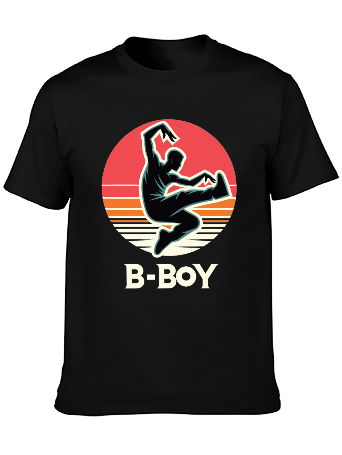 B-Boy Graphic Tee - Retro Dance Style
